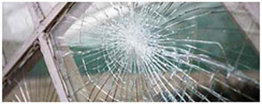 Ashby De La Zouch Smashed Glass